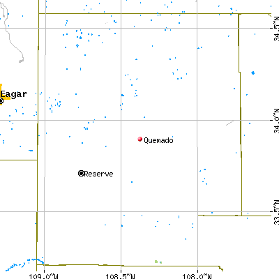Quemado map