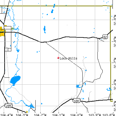 Loco Hills map