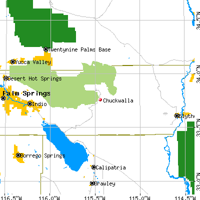 Chuckwalla map