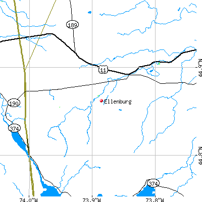 Ellenburg map