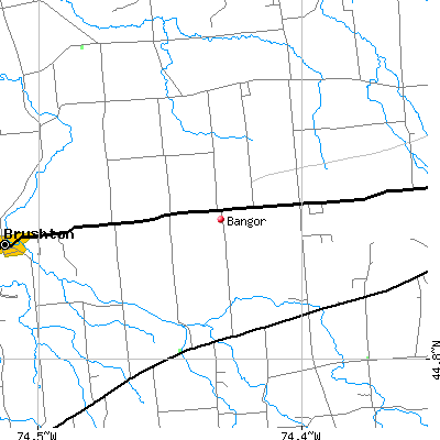 Bangor map