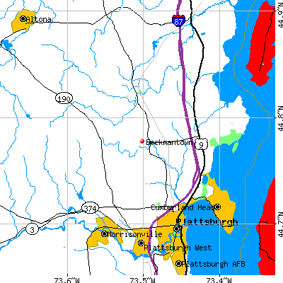 Beekmantown map