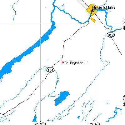 De Peyster map
