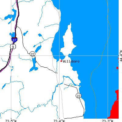 Willsboro map