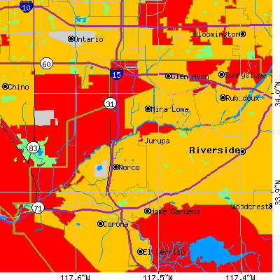 Jurupa map