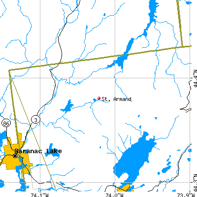 St. Armand map