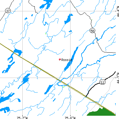 Rossie map