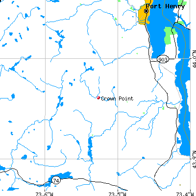 Crown Point map