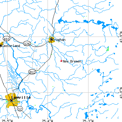 New Bremen map