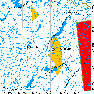 Lake Pleasant map