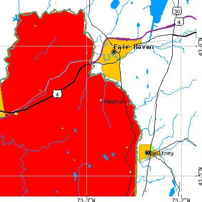 Hampton map