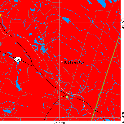Williamstown map