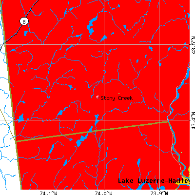 Stony Creek map