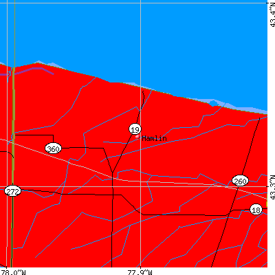 Hamlin map