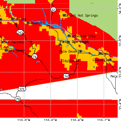 Idyllwild map