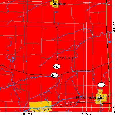 Hartland map