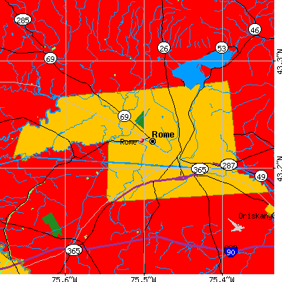 Rome map