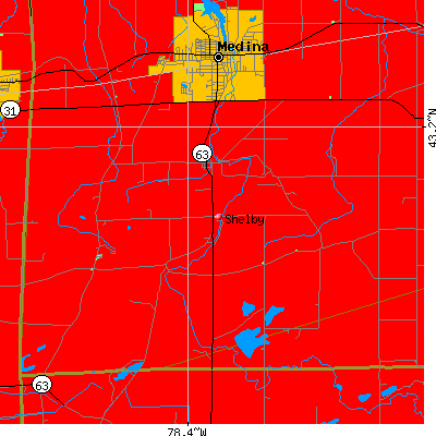Shelby map