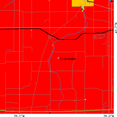 Clarendon map