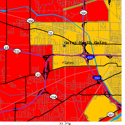 Gates map