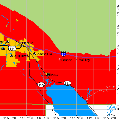 Coachella Valley map