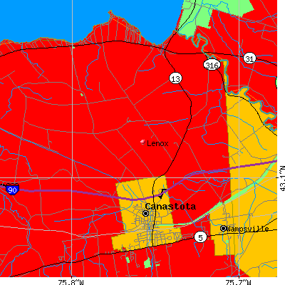 Lenox map