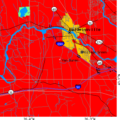Van Buren map