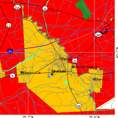 Oneida map