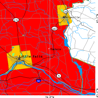 Manheim map