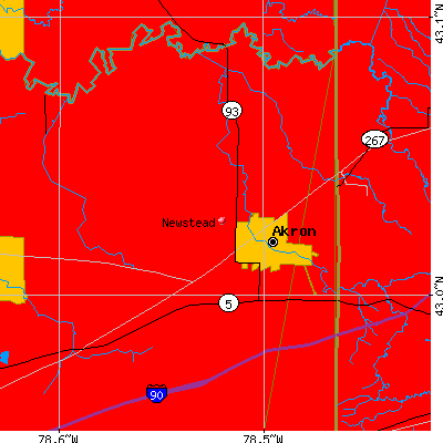 Newstead map