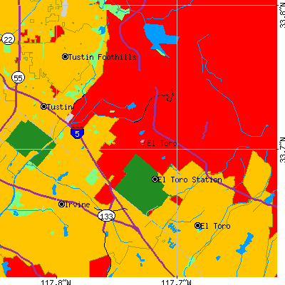 El Toro map