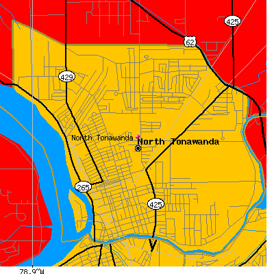 North Tonawanda map