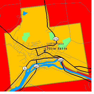 Little Falls map