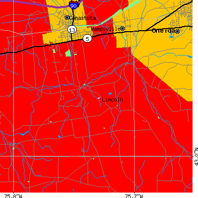 Lincoln map