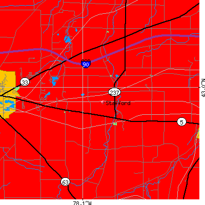 Stafford map