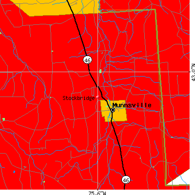 Stockbridge map