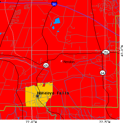 Mendon map