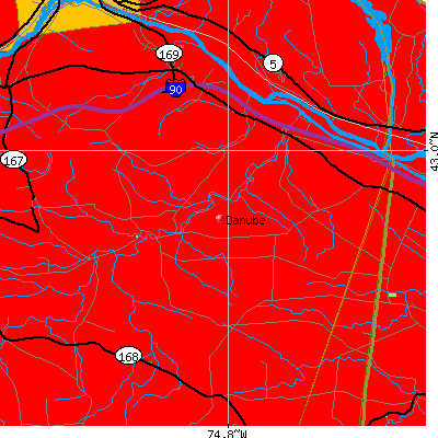 Danube map