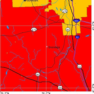 Onondaga map