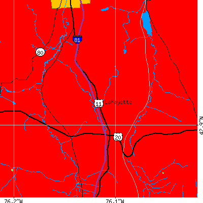 LaFayette map