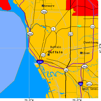 Buffalo map