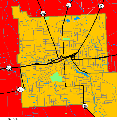 Auburn map