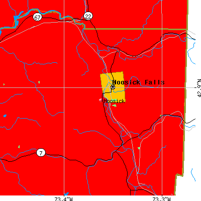 Hoosick map