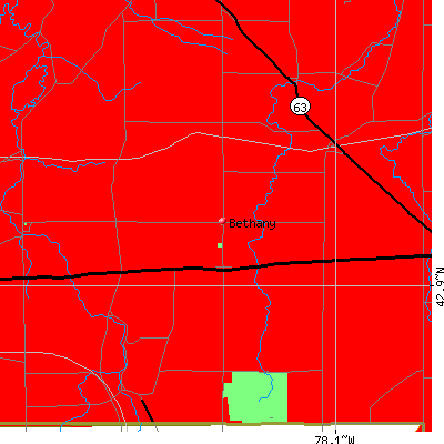Bethany map