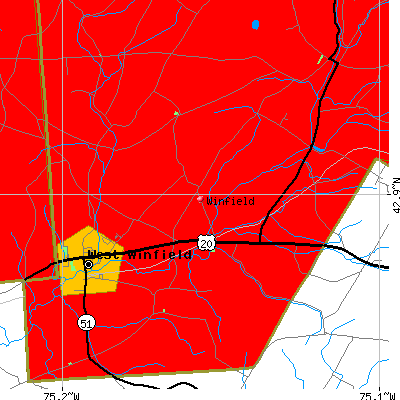 Winfield map