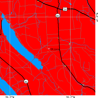 Otisco map