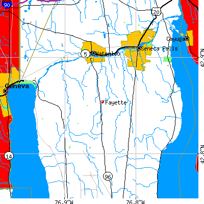 Fayette map