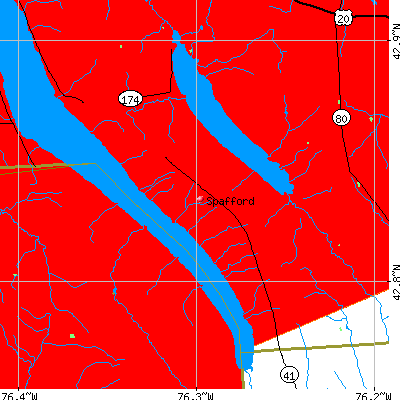 Spafford map