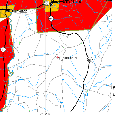 Plainfield map