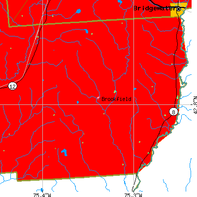 Brookfield map